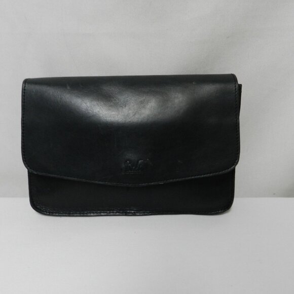 Sseko Handbags - Sseko Vintage Saddle Leather w/ Snakeskin black shoulder handbag purse clutch